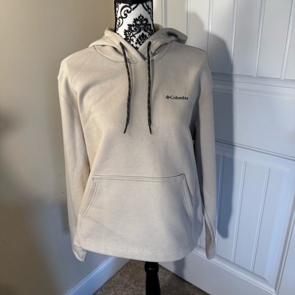 Columbia Cream Pullover Sweater with Hood - Picture 1 of 7